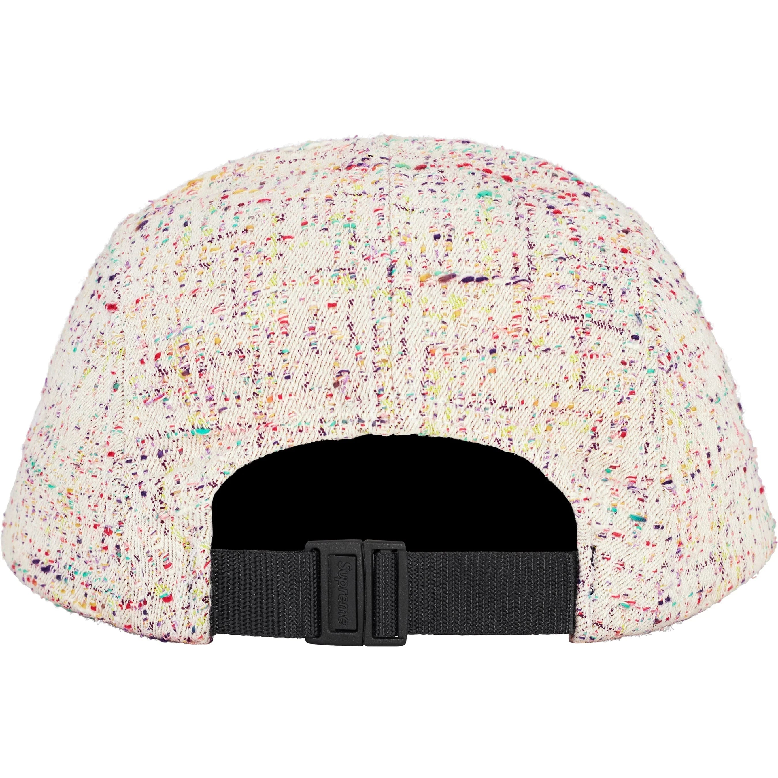 Denim Bouclé Camp Cap view 5
